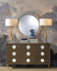 Currey and Company - 1000-0154 - Mirror - Uma - Natural/White
