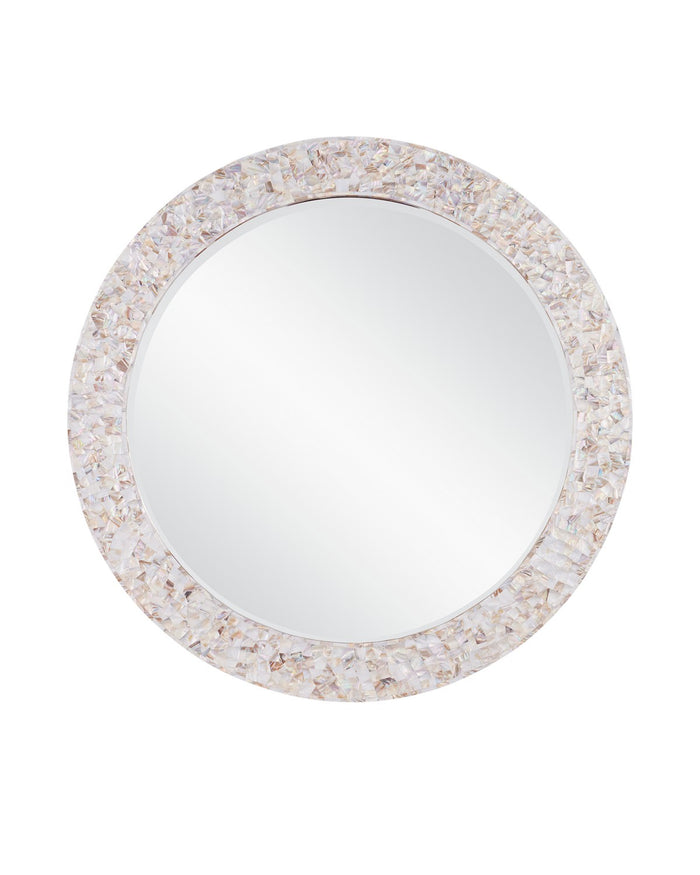 Currey and Company - 1000-0154 - Mirror - Uma - Natural/White