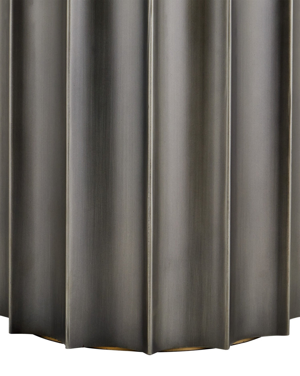 Currey and Company - 1000-0156 - Pedestal - Kanti - Graphite