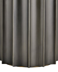 Currey and Company - 1000-0156 - Pedestal - Kanti - Graphite