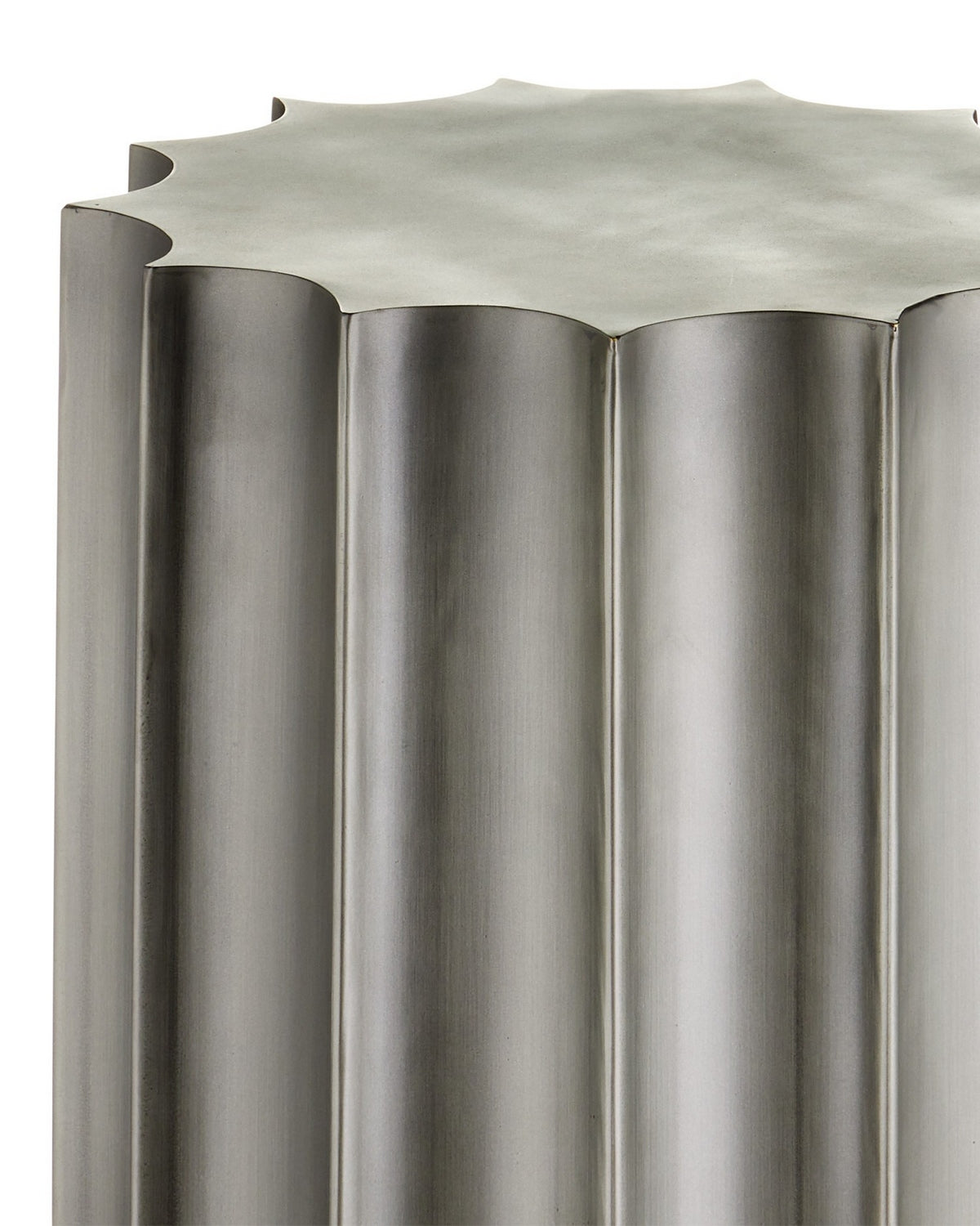 Currey and Company - 1000-0156 - Pedestal - Kanti - Graphite