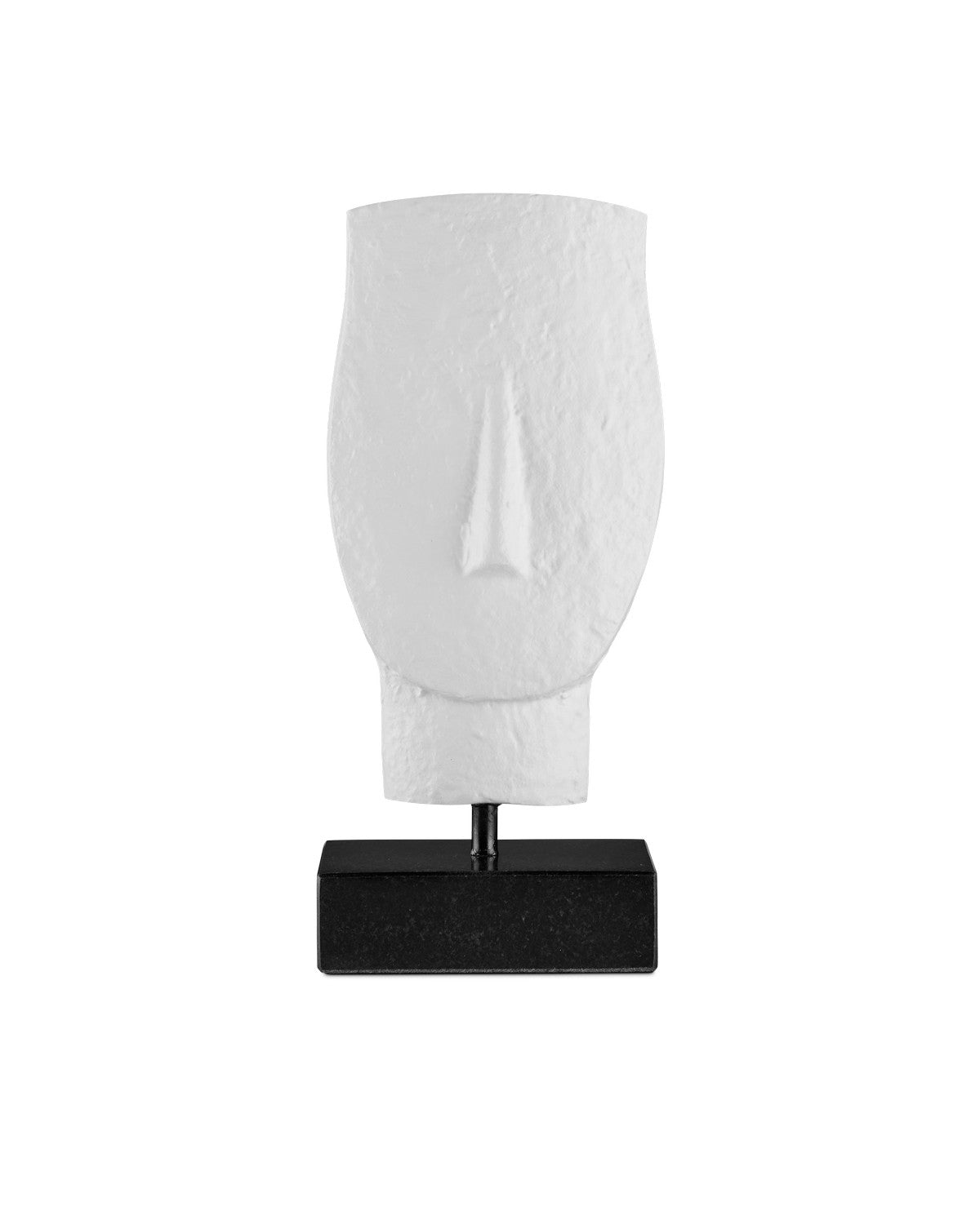 Currey and Company Objet from the Charles collection in White/Black finish