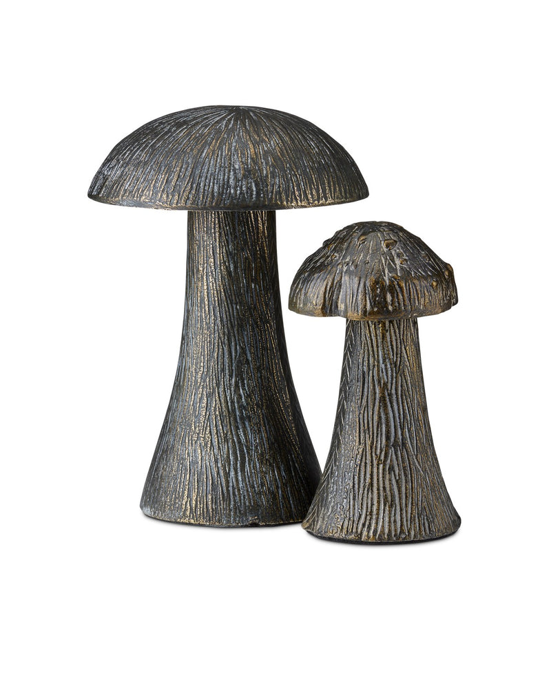 Currey and Company - 1200-0768 - Porcino Set of 2 - Porcino Set of 2 - Antique Brass