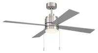 Craftmade - MCY52BNK4-PC - 52" Ceiling Fan - McCoy 52 4 Blade with Pull Chains - Brushed Polished Nickel
