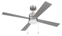Craftmade - MCY52BNK4-PC - 52" Ceiling Fan - McCoy 52 4 Blade with Pull Chains - Brushed Polished Nickel