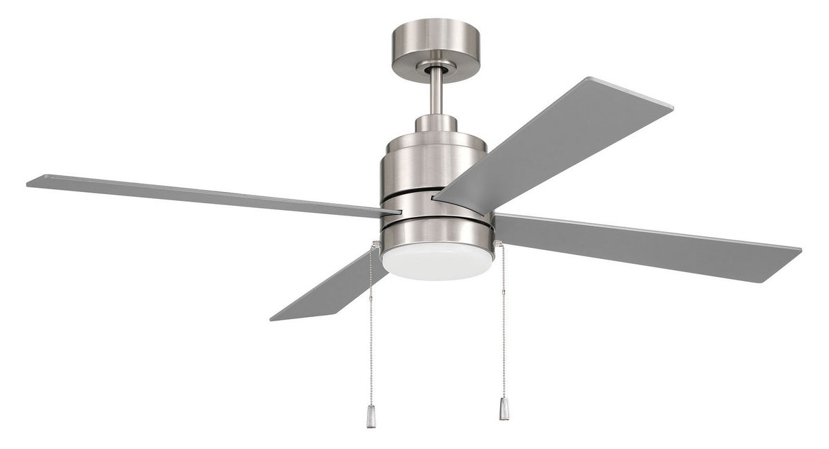 Craftmade - MCY52BNK4-PC - 52" Ceiling Fan - McCoy 52 4 Blade with Pull Chains - Brushed Polished Nickel