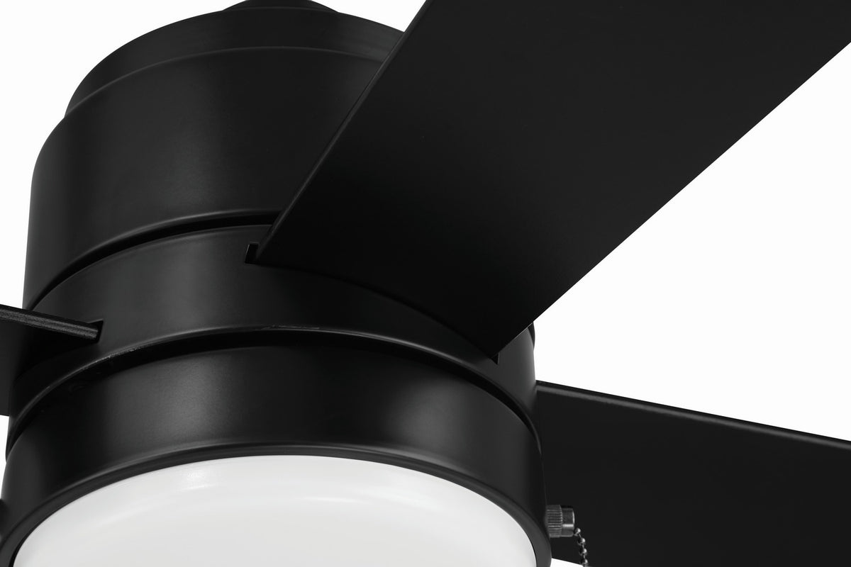 Craftmade - MCY52FB4-PC - 52" Ceiling Fan - McCoy 52 4 Blade with Pull Chains - Flat Black