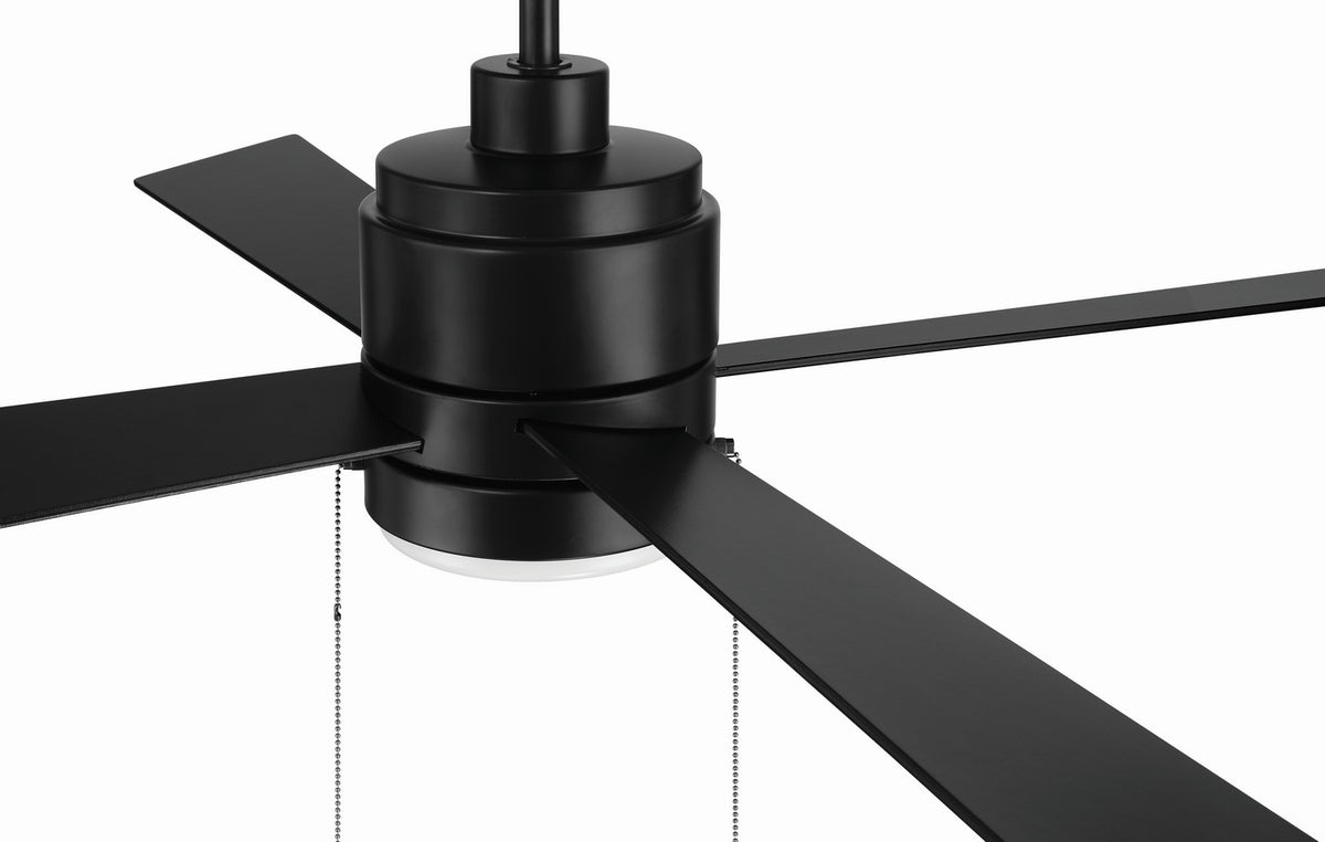 Craftmade - MCY52FB4-PC - 52" Ceiling Fan - McCoy 52 4 Blade with Pull Chains - Flat Black