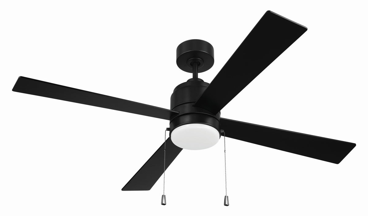 Craftmade - MCY52FB4-PC - 52" Ceiling Fan - McCoy 52 4 Blade with Pull Chains - Flat Black