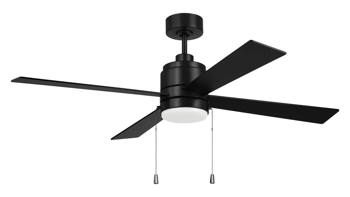 Craftmade - MCY52FB4-PC - 52" Ceiling Fan - McCoy 52 4 Blade with Pull Chains - Flat Black