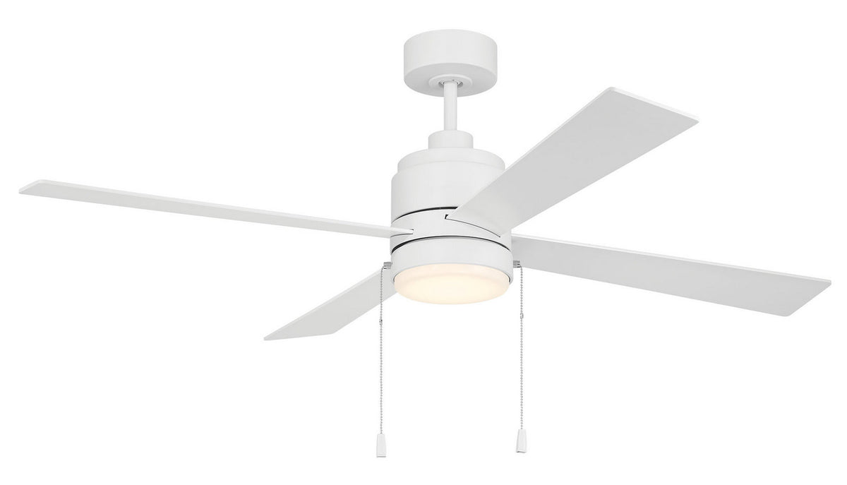 Craftmade - MCY52W4-PC - 52" Ceiling Fan - McCoy 52 4 Blade with Pull Chains - White