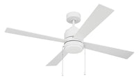 Craftmade - MCY52W4-PC - 52" Ceiling Fan - McCoy 52 4 Blade with Pull Chains - White