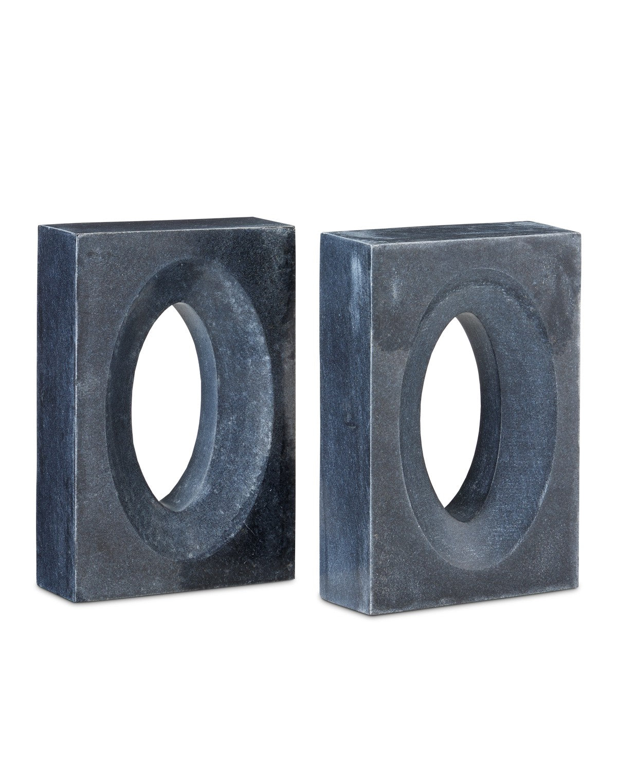 Currey and Company - 1200-0775 - Bookends Set of 2 - Demi Collection - Black