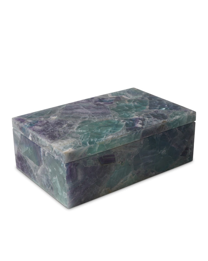 Currey and Company - 1200-0776 - Box - Fluorite Box - Natural