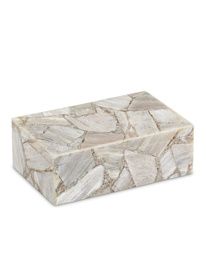 Currey and Company - 1200-0804 - Box - Jossa Aventurine Box - Natural