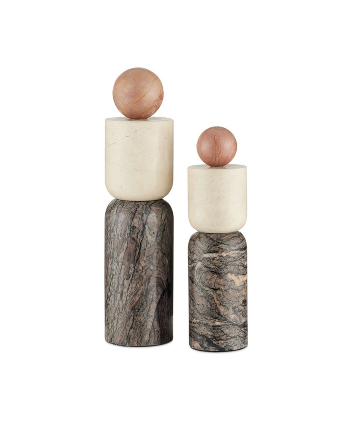 Currey and Company - 1200-0817 - Object Set of 2 - Moreno Collection - Natural