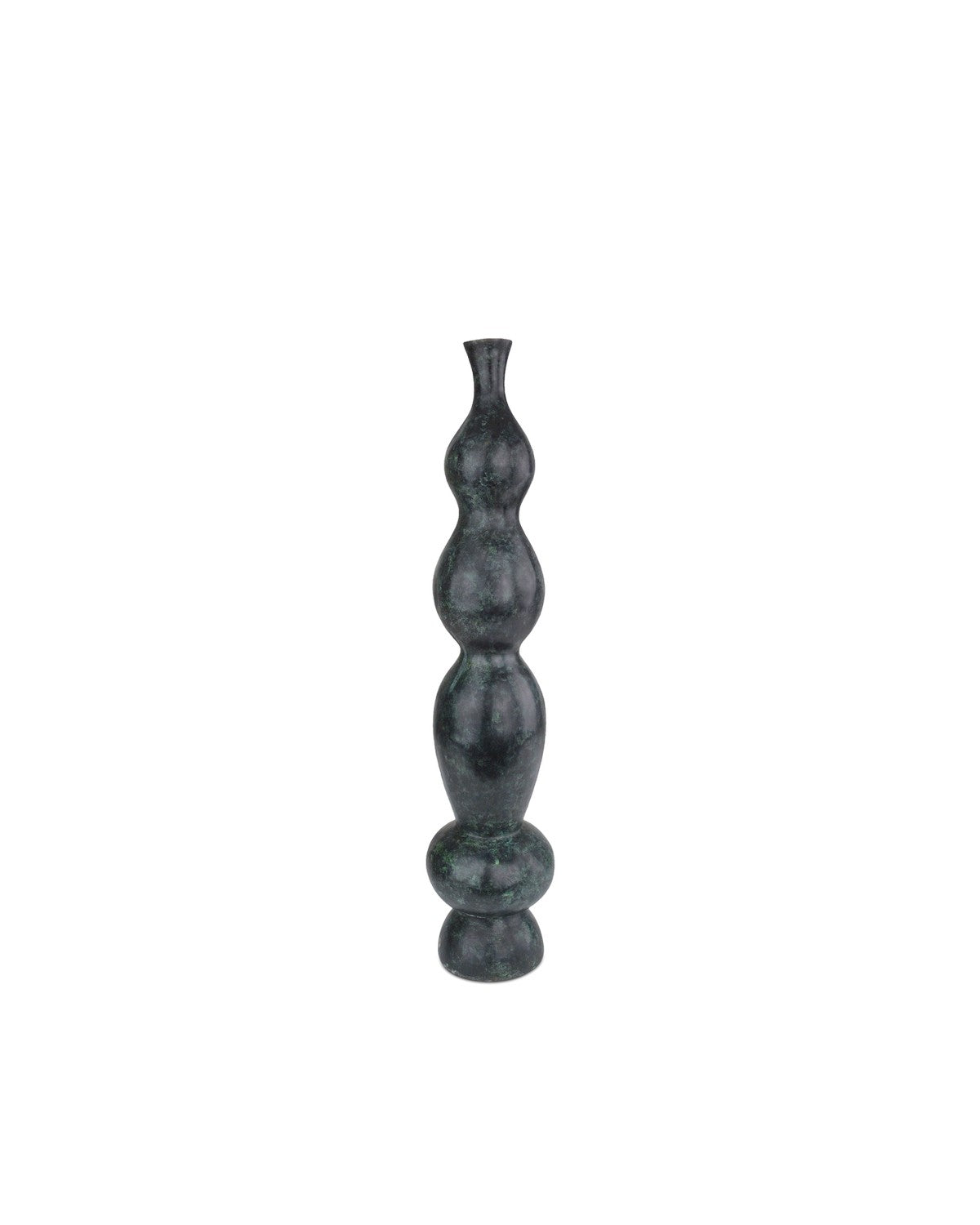 Currey and Company - 1200-0831 - Vase - Luganzo Collection - Jade Green/Gold
