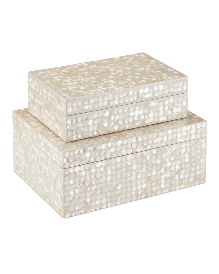 Currey and Company - 1200-0904 - Box Set of 2 - Gerri Collection - Natural/Cream