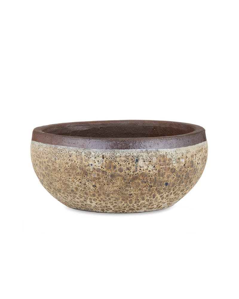 Currey and Company - 2200-0039 - Planter - Lyra Collection - Reactive Cream