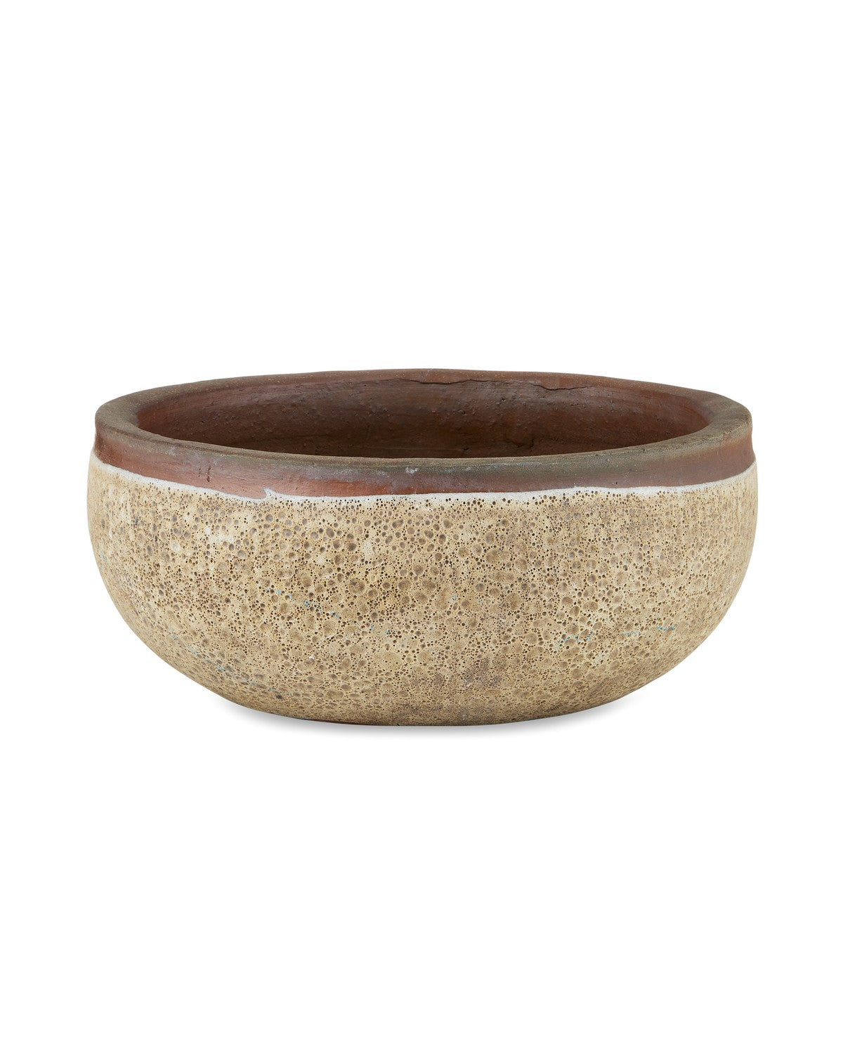 Currey and Company - 2200-0040 - Planter - Lyra Collection - Reactive Cream