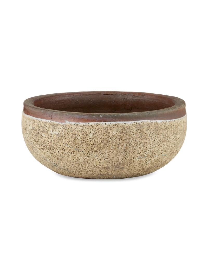 Currey and Company - 2200-0040 - Planter - Lyra Collection - Reactive Cream