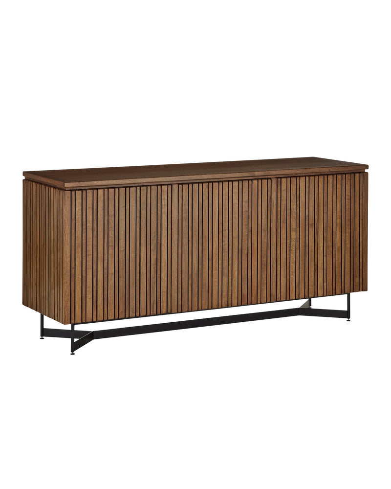 Currey and Company - 3000-0276 - Credenza - Indeo Collection - Morel Brown/Black