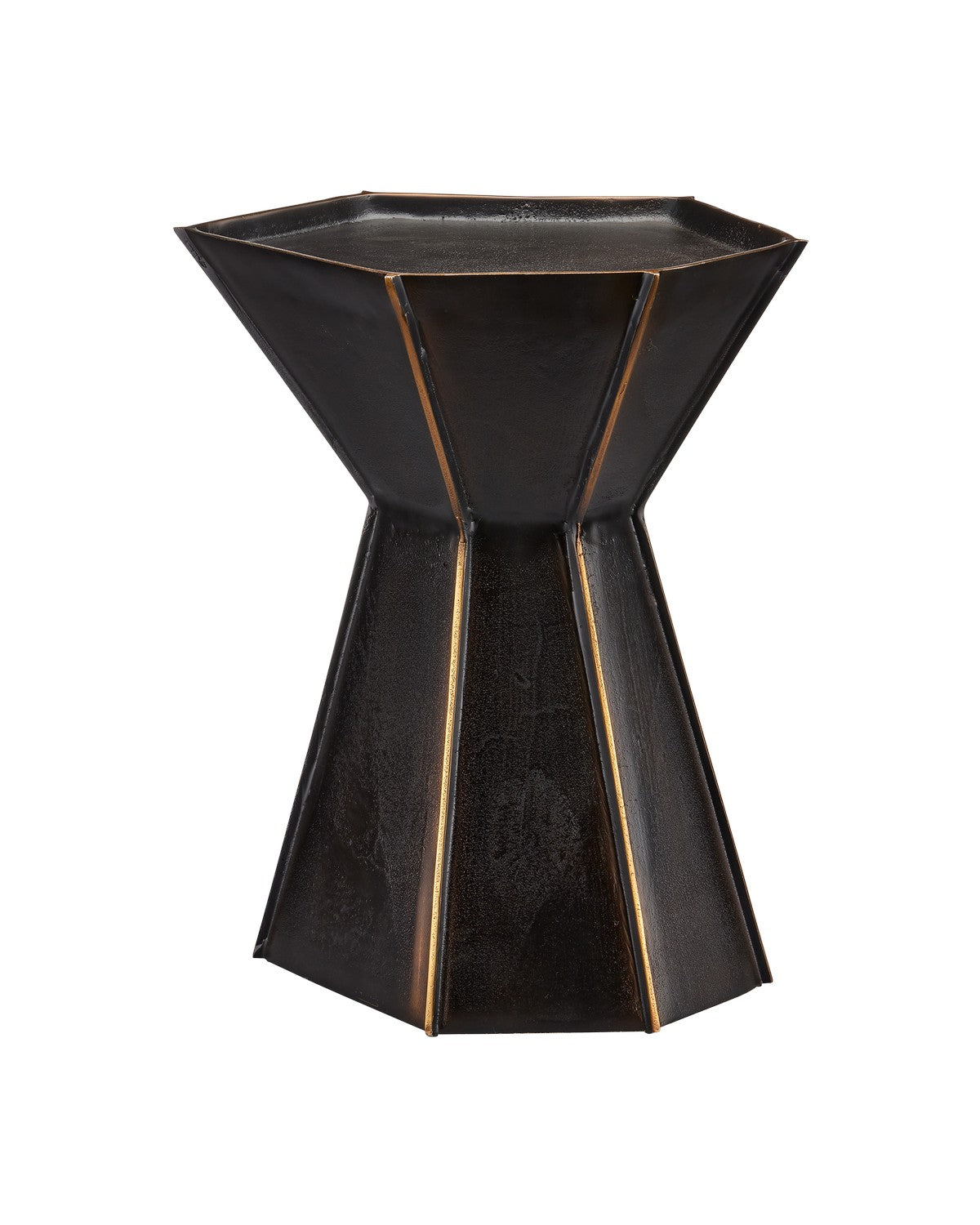 Currey and Company - 4000-0175 - Accent Table - Merola - Bronze/Gold