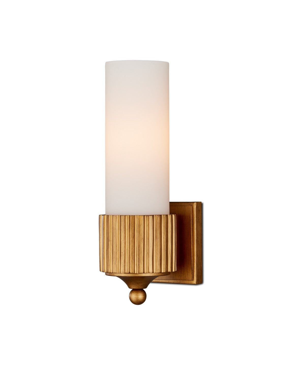 Currey and Company - 5800-0049 - One Light Wall Sconce - Bryce Collection - Gold/Frosted