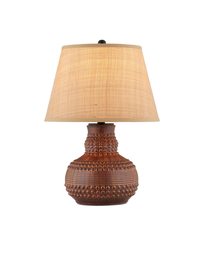 Currey and Company - 6000-0942 - One Light Table Lamp - Atamo - Dark Brown