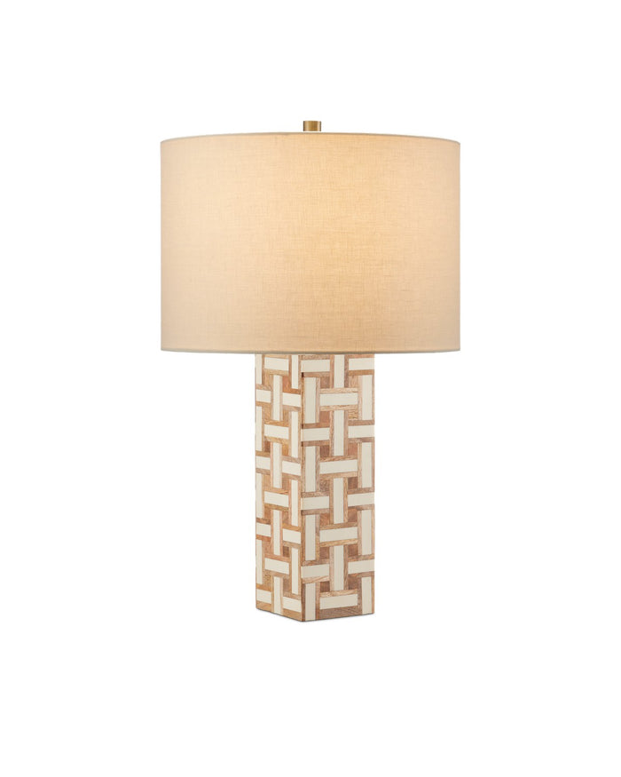 Currey and Company - 6000-0955 - One Light Table Lamp - Aarna - Natural/Ivory