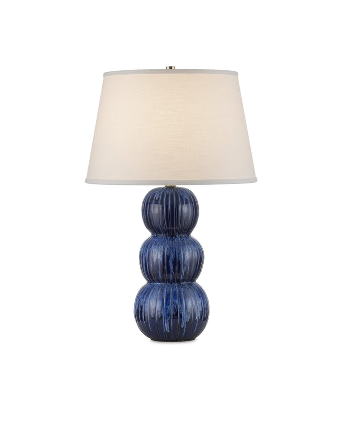 Currey and Company - 6000-0960 - One Light Table Lamp - Blue