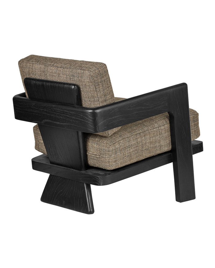 Currey and Company - 7000-0752 - Chair - Theo Lounge - Caviar Black