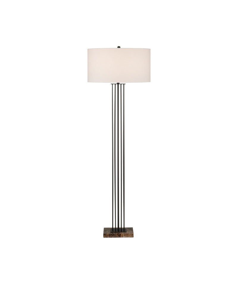 Currey and Company - 8000-0145 - One Light Floor Lamp - Prose - Bronze/Natural