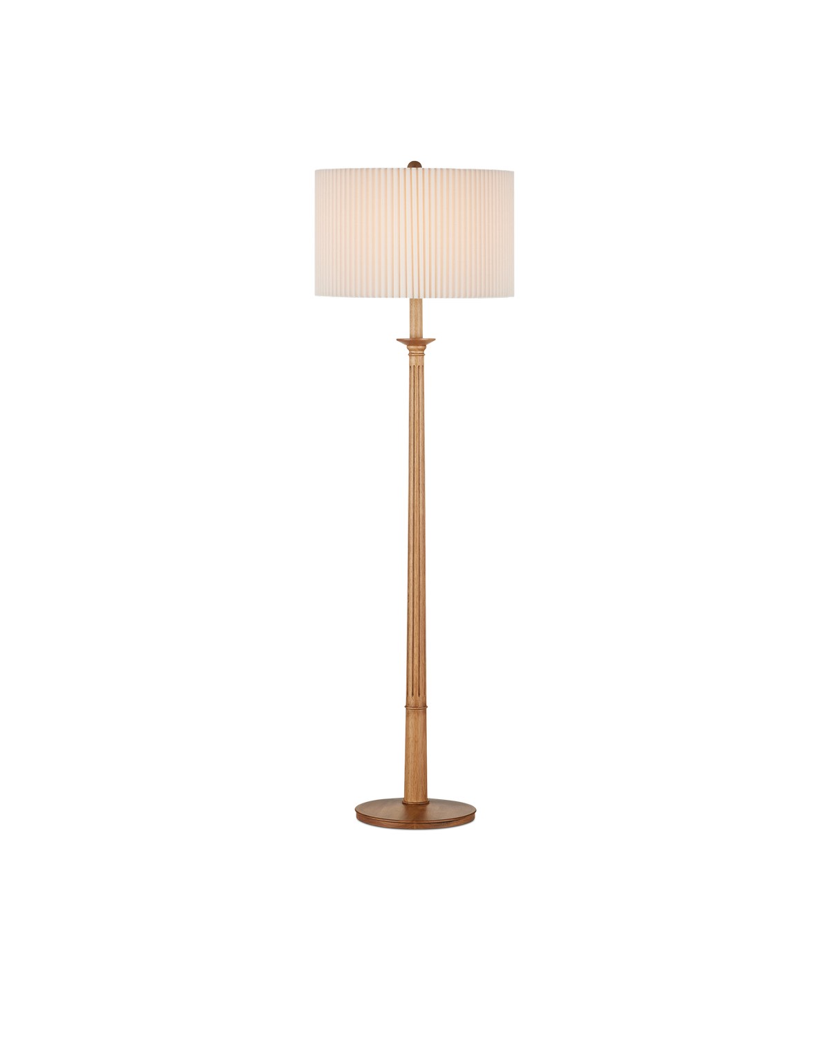 Currey and Company - 8000-0147 - One Light Floor Lamp - Mitford - Natural
