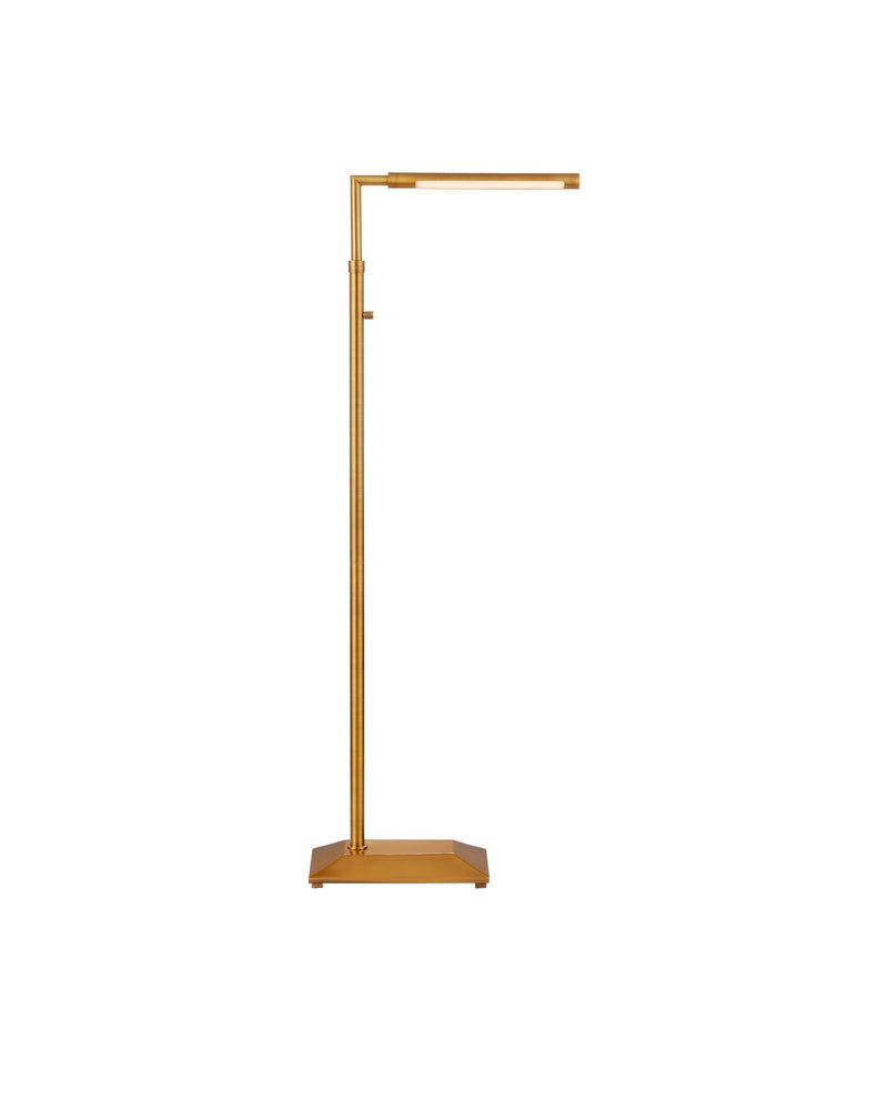 Currey and Company - 8000-0157 - One Light Floor Lamp - Antique Brass