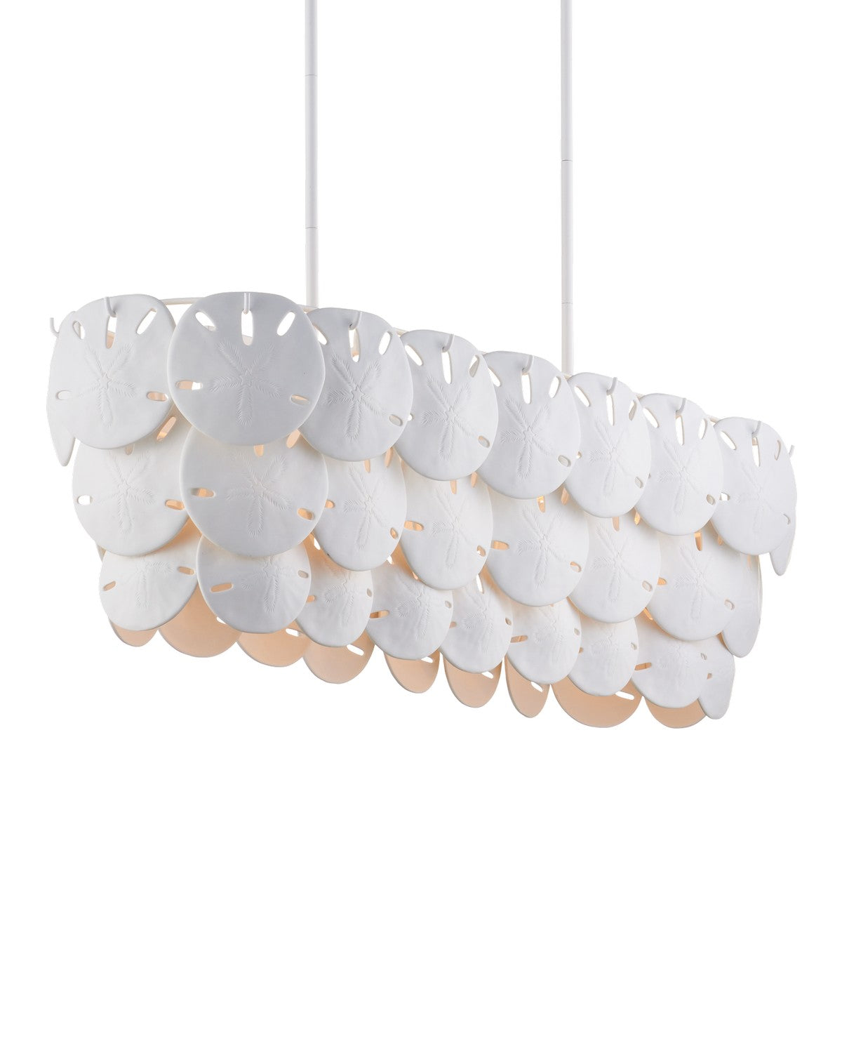 Currey and Company - 9000-1203 - Five Light Chandelier - Tulum - White/Sugar White