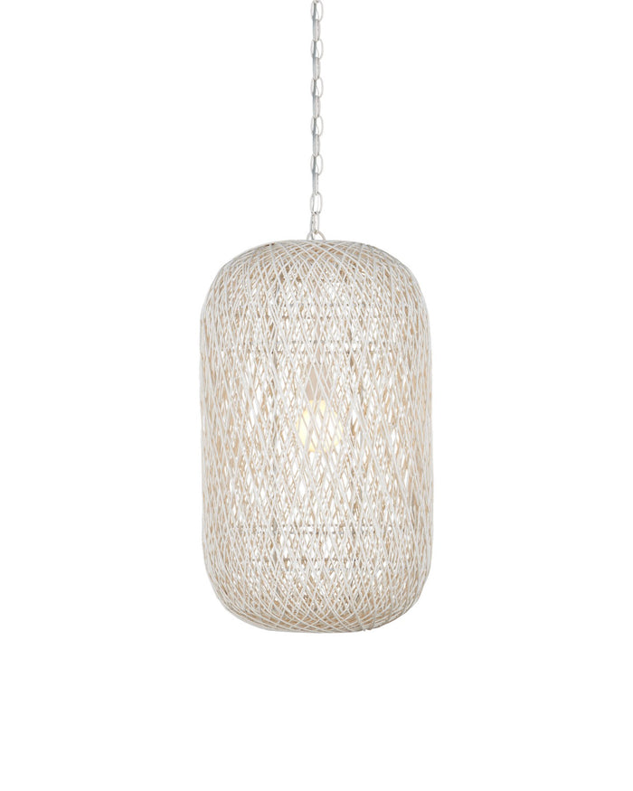 Currey and Company - 9000-1211 - One Light Pendant - Cocoon Collection - Cream/Vanilla