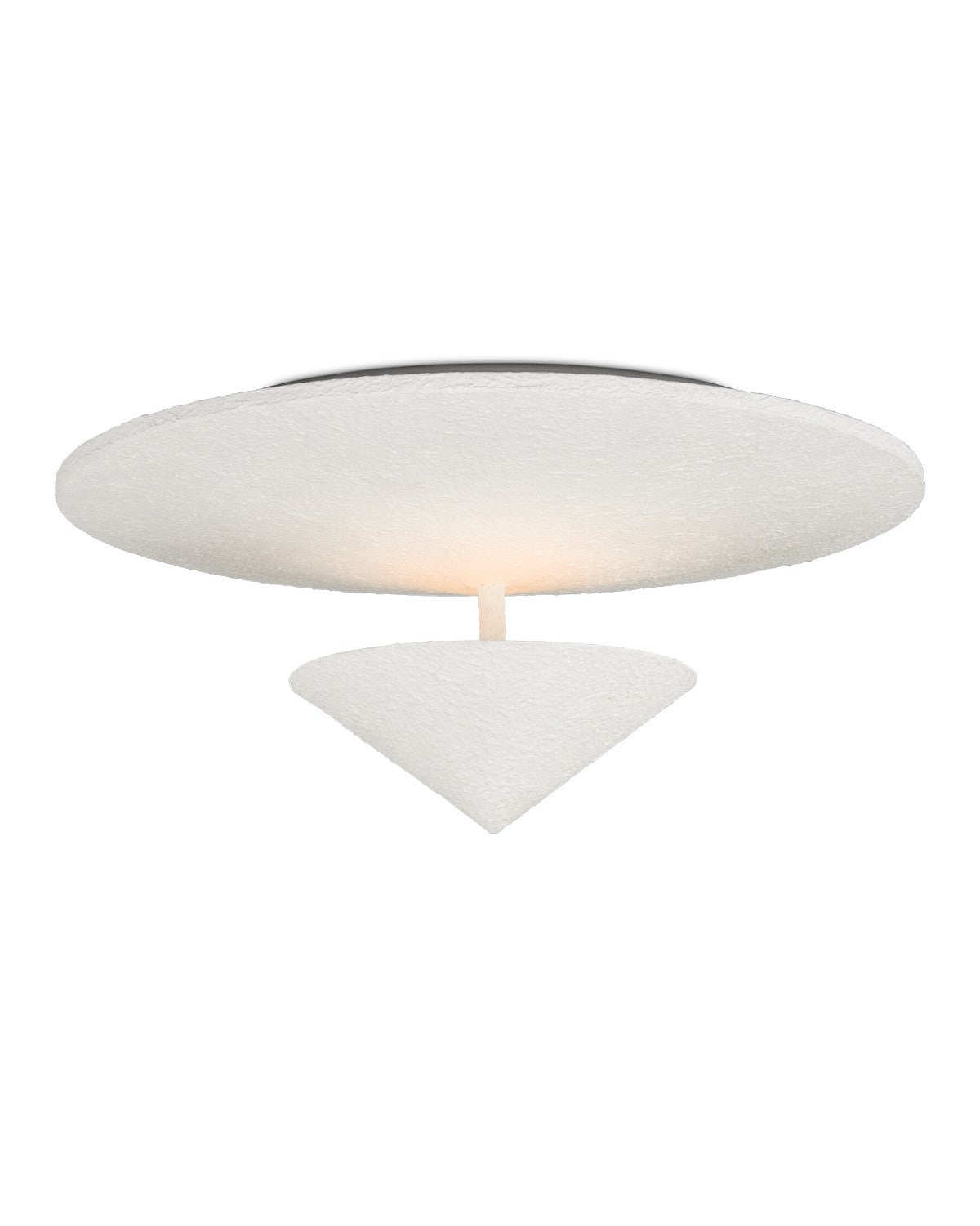 Currey and Company - 9999-0075 - One Light Flush Mount - Empyrean - Yeso Blanco