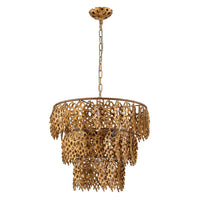 Lucas + McKearn - PD9710G-4 - Four Light Pendant - Coral Luxe - Gold
