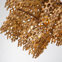 Lucas + McKearn - PD9710G-4 - Four Light Pendant - Coral Luxe - Gold