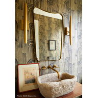 Two Light Wall Sconce from the Redford collection in Natural Brass finish by Regina Andrew