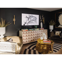 Two Light Wall Sconce from the Redford collection in Natural Brass finish by Regina Andrew