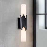 Lucas + McKearn - BB0517MB-2 - Two Light Bath - Marvel - Matte Black
