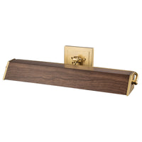 Lucas + McKearn - CADE-PLL-WF - Four Light Picture Light - Cade - Wood With Brush Brass