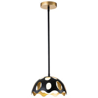 Lucas + McKearn - PD7369B-10 - One Light Mini Pendant - Pebbles - Black