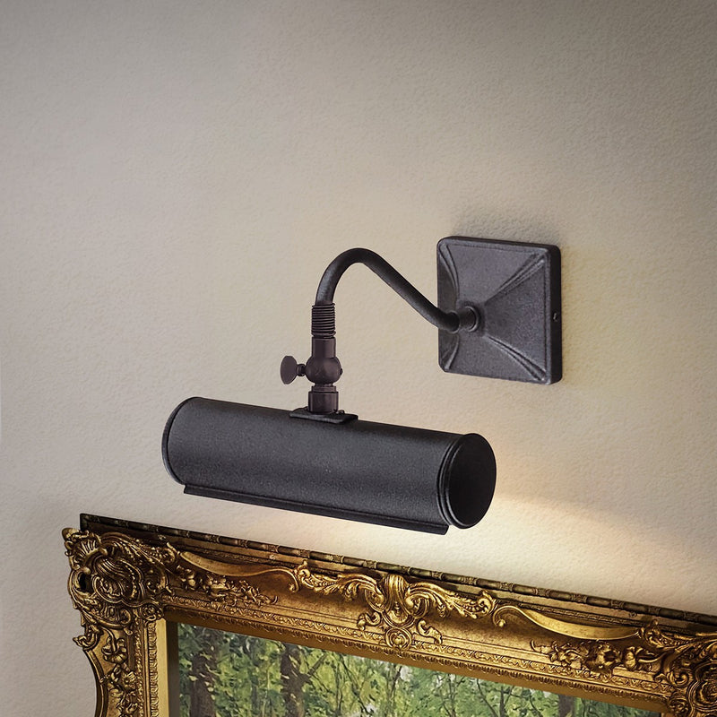 Lucas + McKearn - PL1-10 BLK - One Light Picture Light - Leo - Black