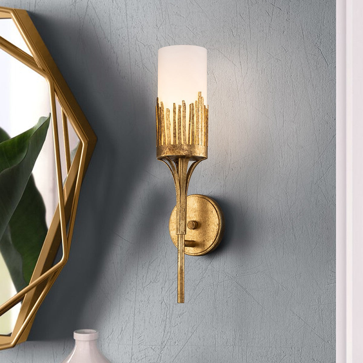 Lucas + McKearn - SC10508G-1 - One Light Wall Sconce - Manor - Gold