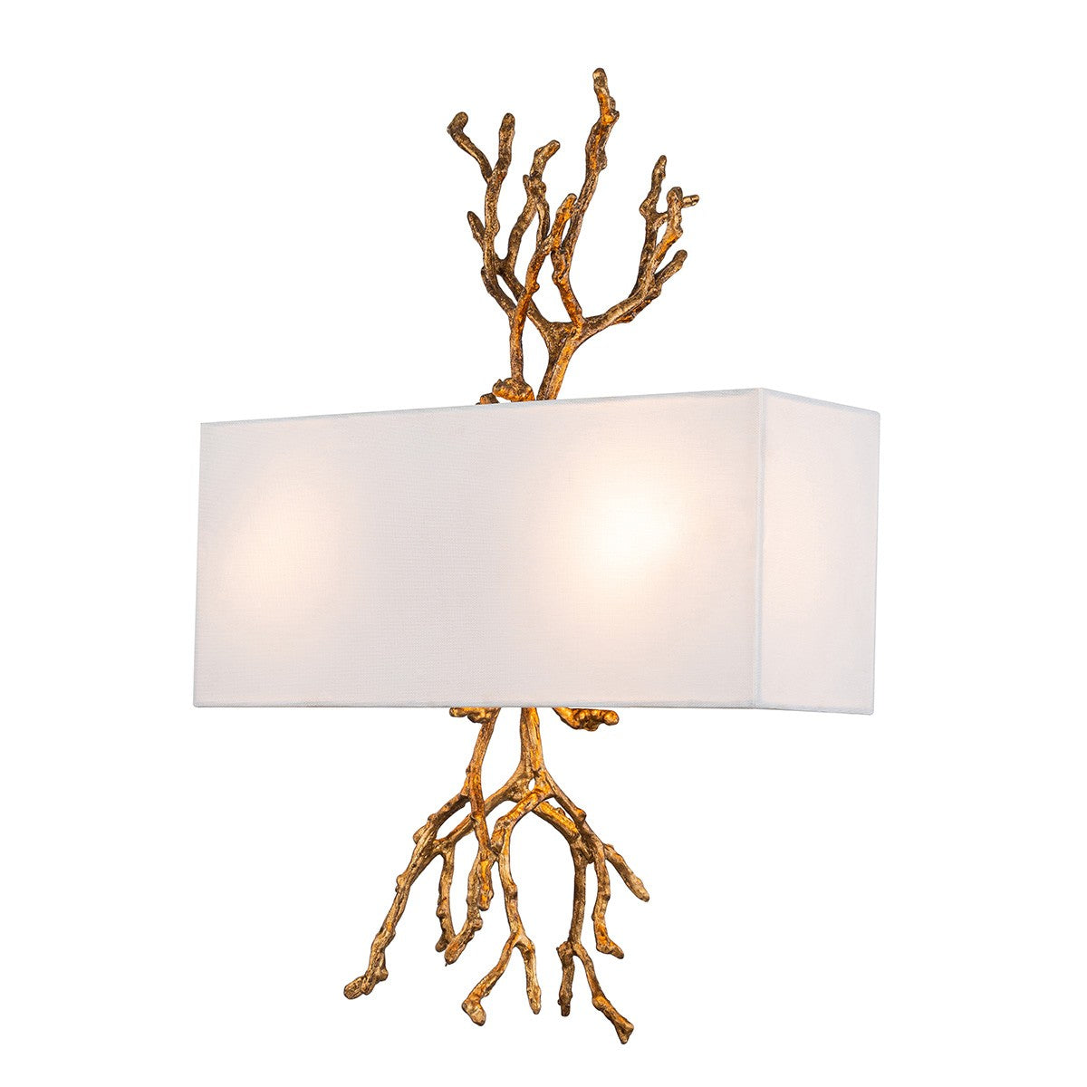 Lucas + McKearn - SC7390G-2 - Two Light Wall Sconce - Coral - Gold