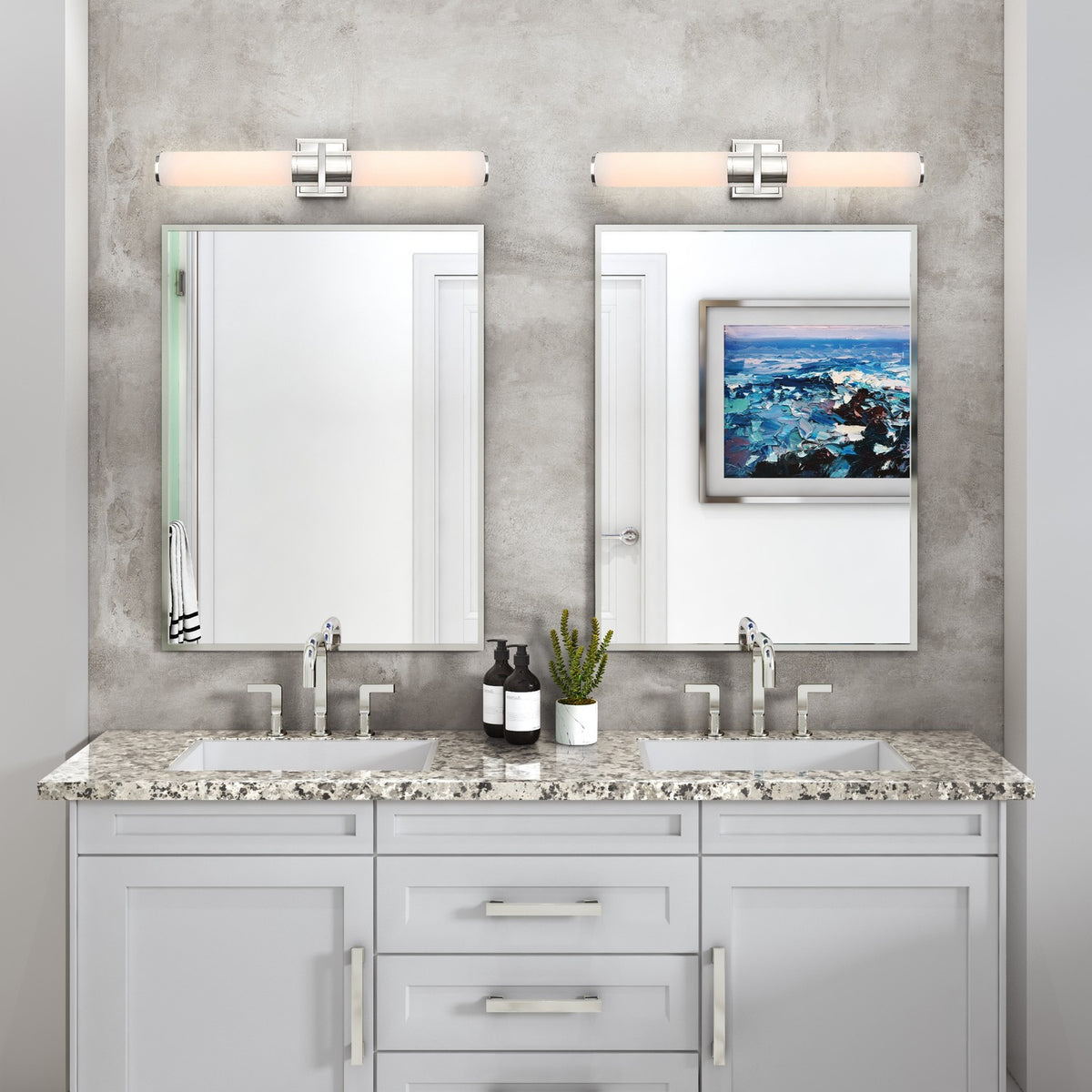 Artcraft - AC11773WN - Two Light Bathroom Vanity - Positano - Polished Nickel