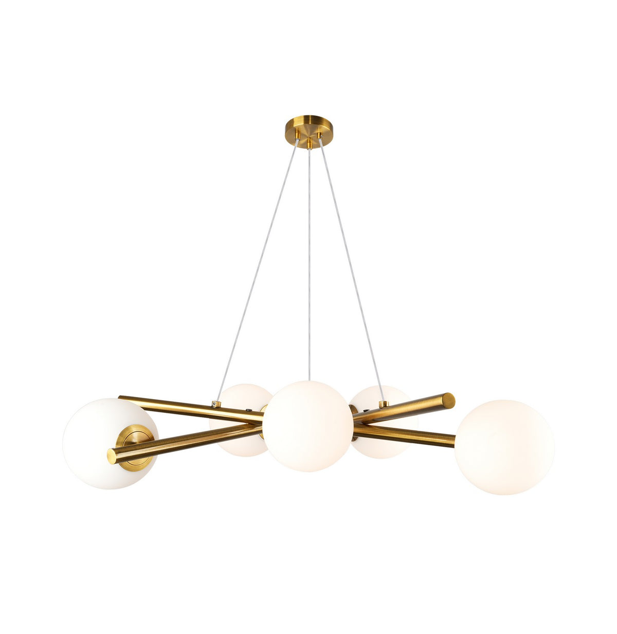 Artcraft - AC11976BR - Six Light Chandelier - Modena - Plated Brushed Brass